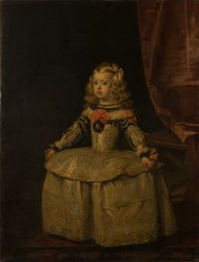 Portrait of the Infanta Margarita (1651-1673), after 1656. Creator: Copy after Diego Velázquez