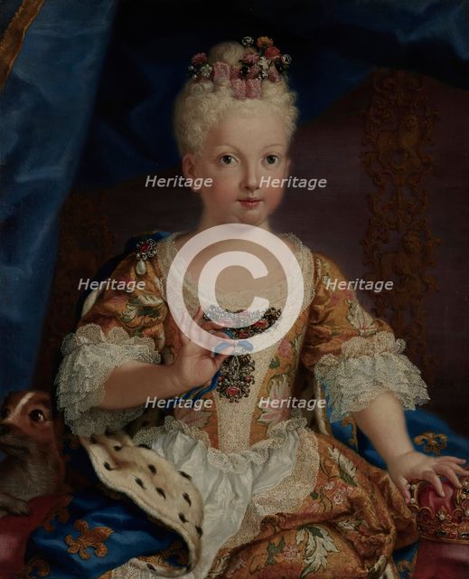 Portrait of the Infanta Maria Ana Victoria de Borbón, c1723. Creator: Unknown.