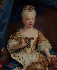 Portrait of the Infanta Maria Ana Victoria de Borbón, c1723. Creator: Unknown