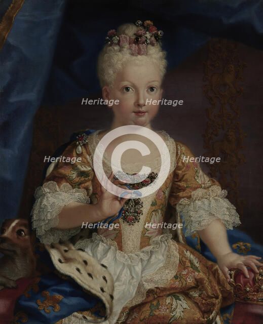 Portrait of the Infanta Maria Ana Victoria de Borbón, c1723. Creator: Unknown.