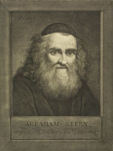 Portrait of the inventor Abraham Stern (1760s-1842), 1825