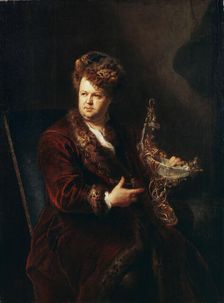 Portrait of the Jeweller Johann Melchior Dinglinger c1721. Artist: Antoine Pesne
