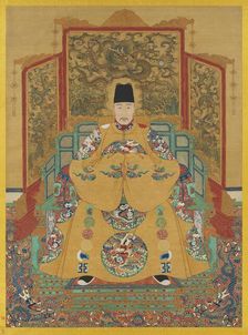 Portrait of the Jiajing Emperor (1507-1567). Creator: Chinese Master