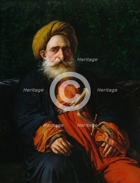 Portrait of the Katchef Dahouth, Christian Mameluke, 1804. Creator: Anne-Louis Girodet de Roussy-Trioson.