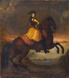 Portrait of the King Charles XII of Sweden (1682-1718)