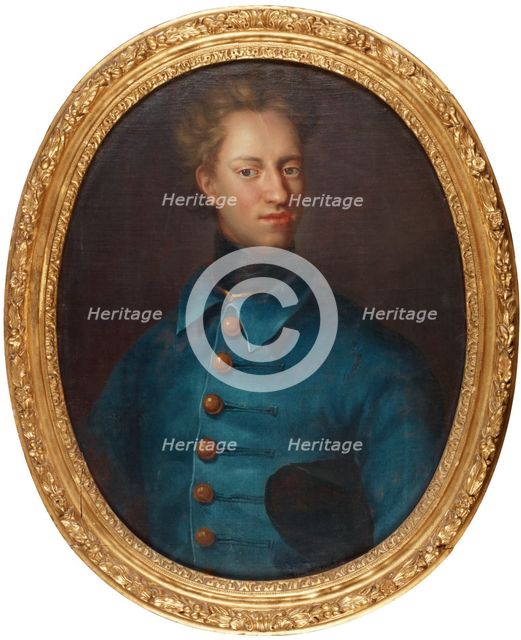 Portrait of the King Charles XII of Sweden (1682-1718).