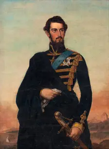 Portrait of the King Charles XV of Sweden