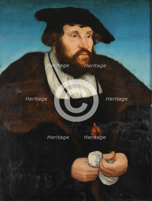 Portrait of the King Christian II of Denmark (1481-1559), ca 1523-1530.