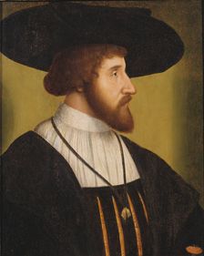 Portrait of the King Christian II of Denmark (1481-1559), First Half of 16th cen.