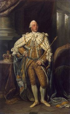 Portrait of the King George III of the United Kingdom (1738-1820), 1773. Creator: Dance, Sir Nathaniel (1735-1811)