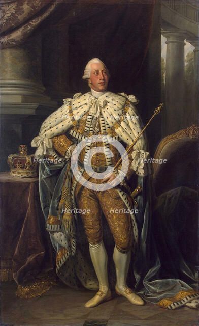 Portrait of the King George III of the United Kingdom', (1738-1820), 1773. Creator: Dance, Sir Nathaniel (1735-1811).