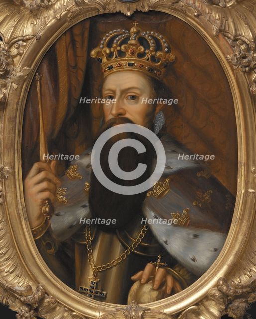 Portrait of the King Gustav I of Sweden (1496-1560).