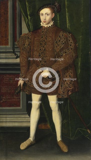 Portrait of the King Edward VI of England.