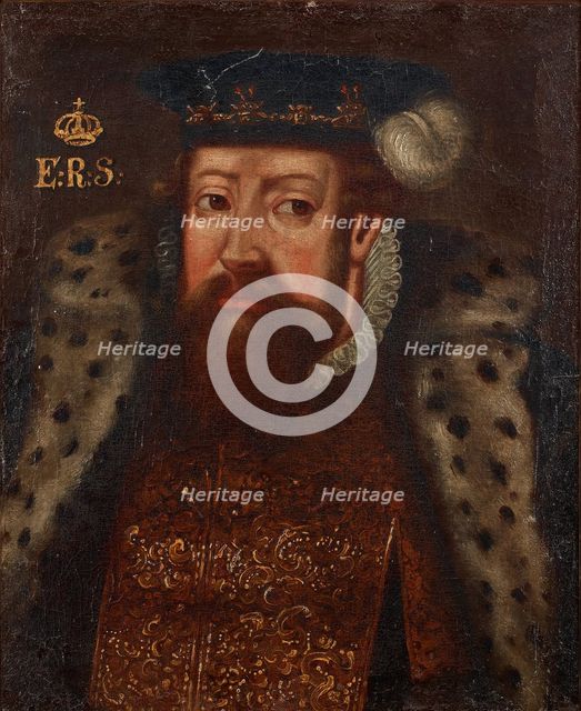 Portrait of the King Eric XIV of Sweden (1533-1577), um 1700. Artist: Anonymous  