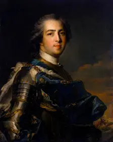 Portrait of the King Louis XV (1710-1774), 1745. Creator: Nattier, Jean-Marc (1685-1766)