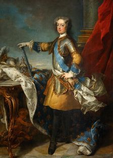Portrait of the King Louis XV (1710-1774), ca 1723-1724. Artist: Van Loo, Jean Baptiste (1684-1745)
