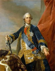 Portrait of the King Louis XV of France (1710-1774), 1763. Creator: Van Loo, Louis Michel (1707-1771)