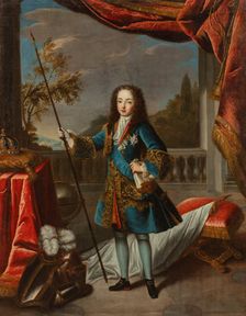 Portrait of the King Louis XV of France (1710-1774), c1715-1720. Creator: Pierre Gobert