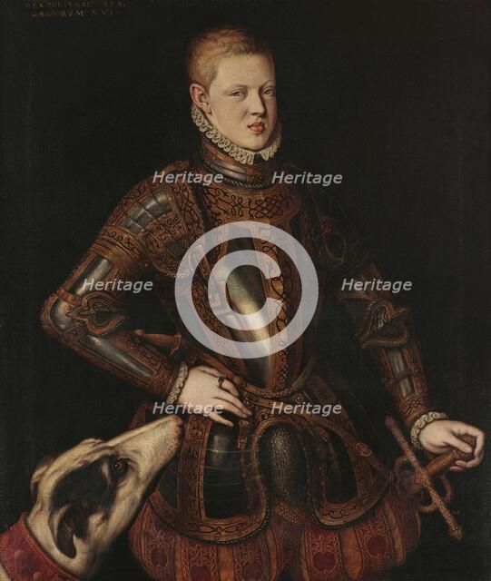 Portrait of the King Sebastian of Portugal (1554-1578), Between 1571 and 1574. Creator: Morais, Cristóvão de (active 1551-1571).