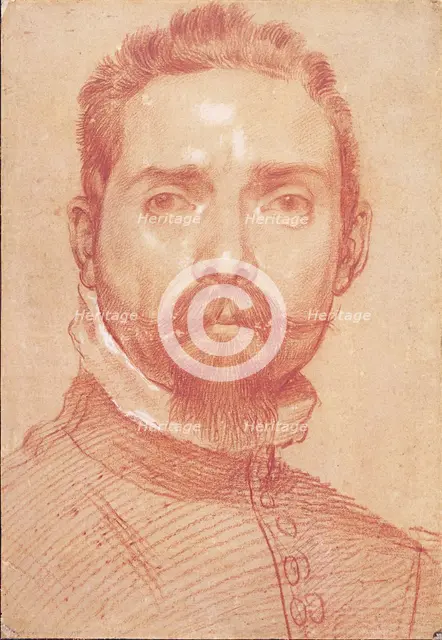 Portrait of the Lute Player Giulio Mascheroni, ca 1594. Artist: Carracci, Annibale (1560-1609)