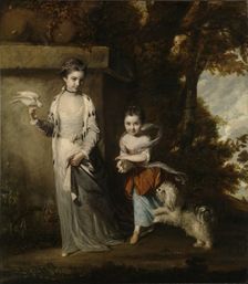 Portrait of the Ladies Amabel and Mary Jemima Yorke, c. 1761. Creator: Joshua Reynolds (British, 1723-1792)