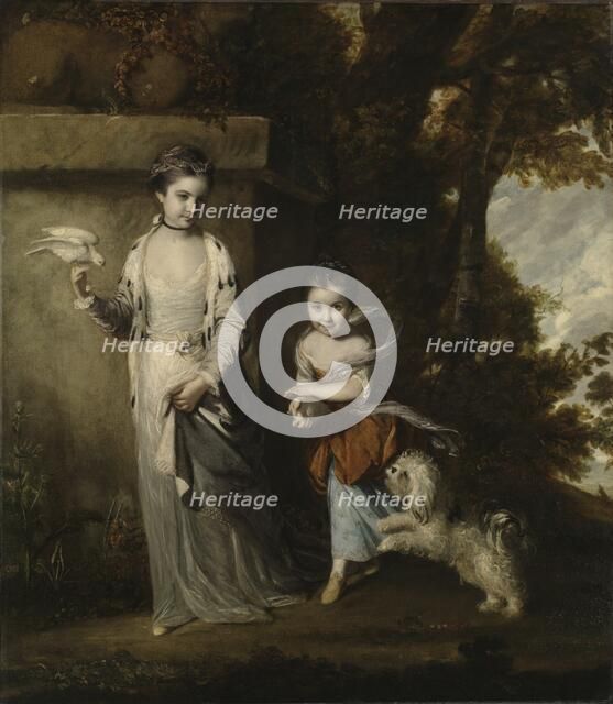 Portrait of the Ladies Amabel and Mary Jemima Yorke, c. 1761. Creator: Joshua Reynolds (British, 1723-1792).