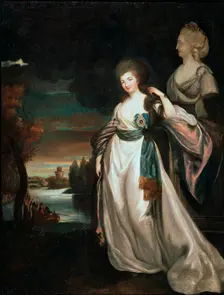 Portrait of the Lady-in-waiting Coutess Alexandra Branitskaya 1778-1781. Artist: Richard Brompton
