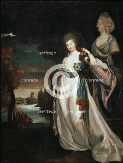 'Portrait of the Lady-in-waiting Coutess Alexandra Branitskaya', 1778-1781.  Artist: Richard Brompton
