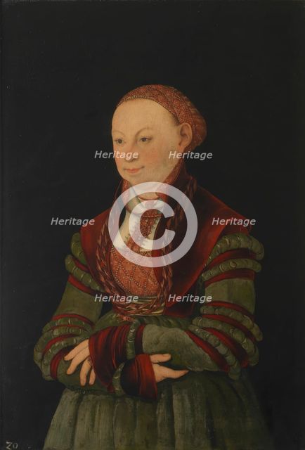 Portrait of the Lady of Schleinitz (?), 1526.