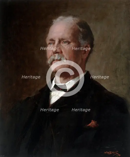 Portrait of the late John Newton, Esq., 1893. Creator: James McLauchlan Nairn.