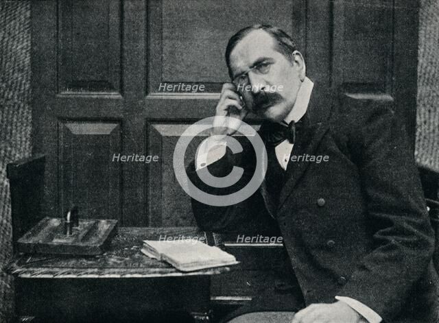 'Portrait of the Late Mr. Gleeson White', c1898. Artist: Frederick Hollyer.