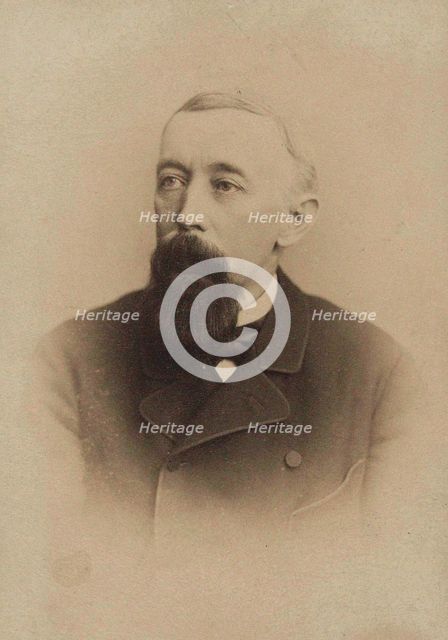 Portrait of the librettist and composer Franz Friedrich Richard Genée (1823-1895), c. 1880. Creator: Anonymous.