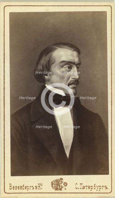 Portrait of the Literary critic and Philosopher Vissarion G. Belinsky (1811-1848). Artist: Anonymous  