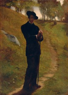 Portrait of the Painter, 1859. Creator: John La Farge
