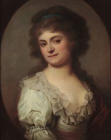 Portrait of the Painter Cecile de Duchesne (1771-1801), née Merlini
