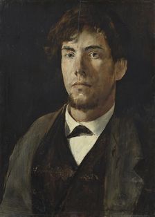 Portrait of the Painter Christian Skredsvig, 1876. Creator: Hans Heyerdahl