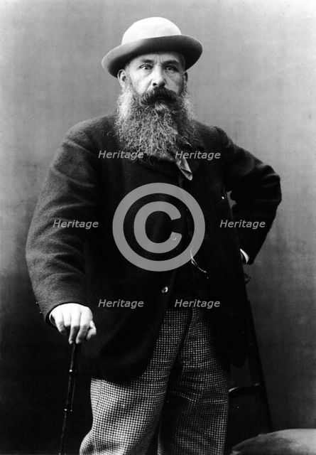 Portrait of the painter Claude Monet, 1887. Creator: Nadar, Paul (1856-1939).