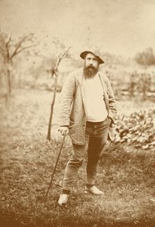Portrait of the painter Claude Monet, c1889. Creator: Robinson, Theodore (1852-1896)