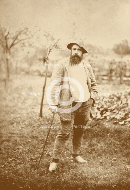 Portrait of the painter Claude Monet, c1889. Creator: Robinson, Theodore (1852-1896).