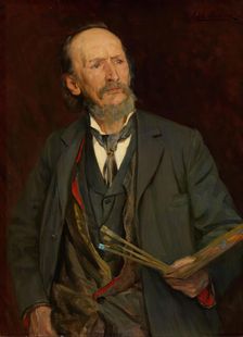 Portrait of the Painter Amaldus Nielsen, 1902. Creator: Fredrik Kolsto