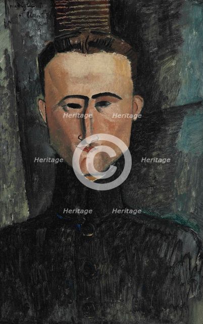 Portrait of the painter André Rouveyre, 1915. Creator: Modigliani, Amedeo (1884-1920).
