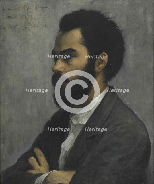 Portrait of the Painter Alfred Jean Garnier (1848-1908), 1870. Creator: Jules Bastien-Lepage.