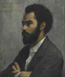 Portrait of the Painter Alfred Jean Garnier (1848-1908), 1870. Creator: Jules Bastien-Lepage