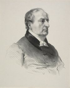 Portrait of the Painter Baron François Gérard, before 1837. Creator: Jean Gigoux