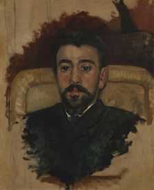Portrait of the painter Giuseppe de Nittis, Before 1883. Creator: Edouard Manet