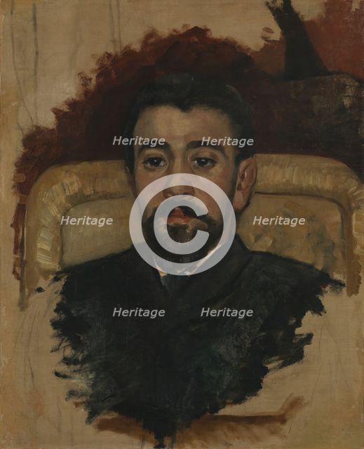 Portrait of the painter Giuseppe de Nittis, Before 1883. Creator: Edouard Manet.