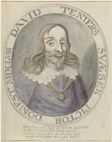 Portrait of the painter David Teniers the Younger, c.1658. Creator: Anon