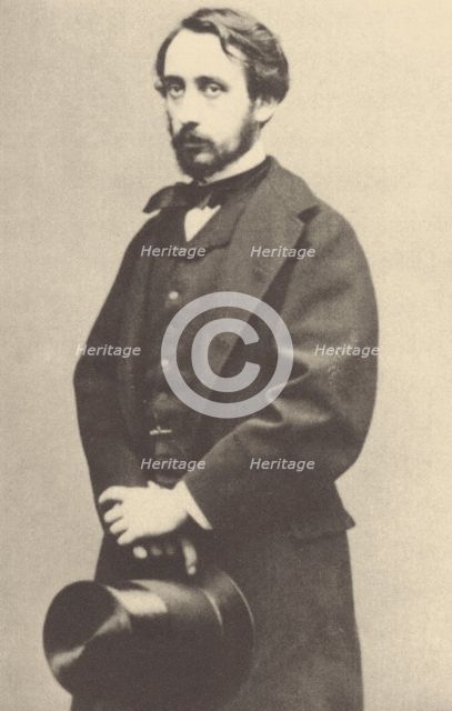 Portrait of the painter Edgar Degas (1834-1917), c1865. Creator: Anonymous.