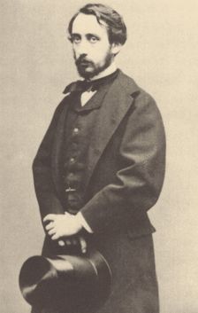 Portrait of the painter Edgar Degas (1834-1917), c1865. Creator: Anonymous