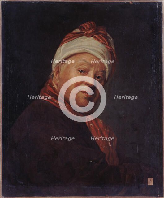 Portrait of the painter Étienne Jeaurat (1699-1789). Creator: Etienne Aubry.